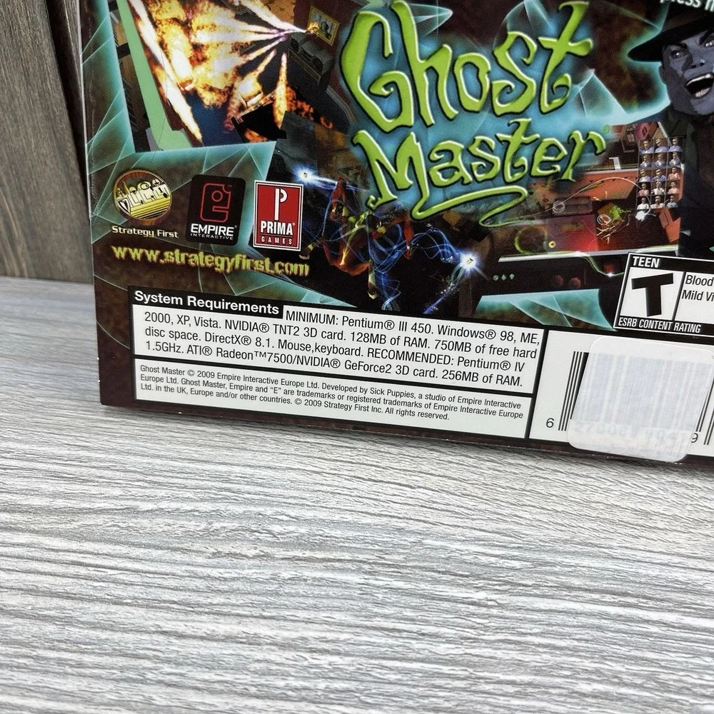 Ghost Master PC CD Rom Game Pc Video Game New SEALED